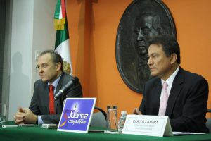 Presentación Internacional de Juárez Competitiva en la Embajada de México en Estados Unidos, con la compañía del Embajador Arturo Sarukhán